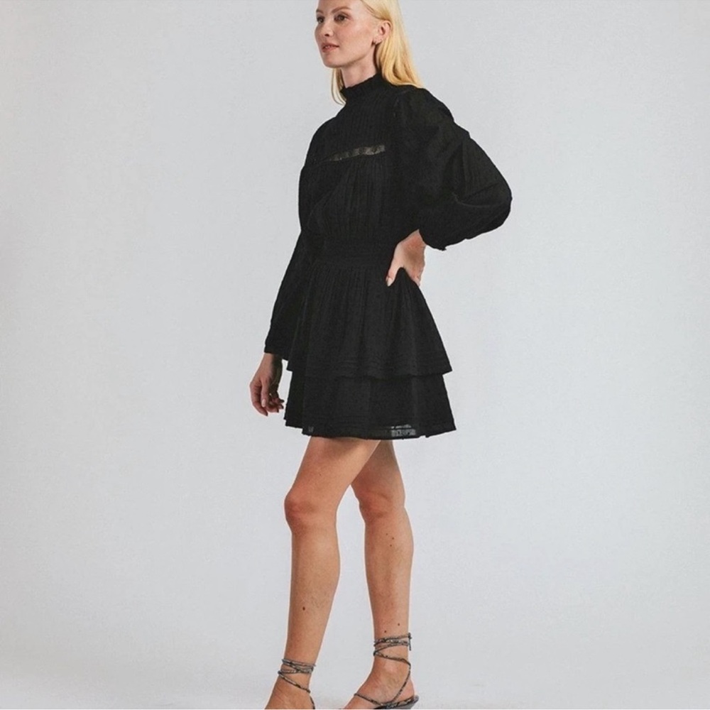 Cleobella Berit Black
Embroidered Mini Long Sleeve Dress size Small - Picture 2 of 10